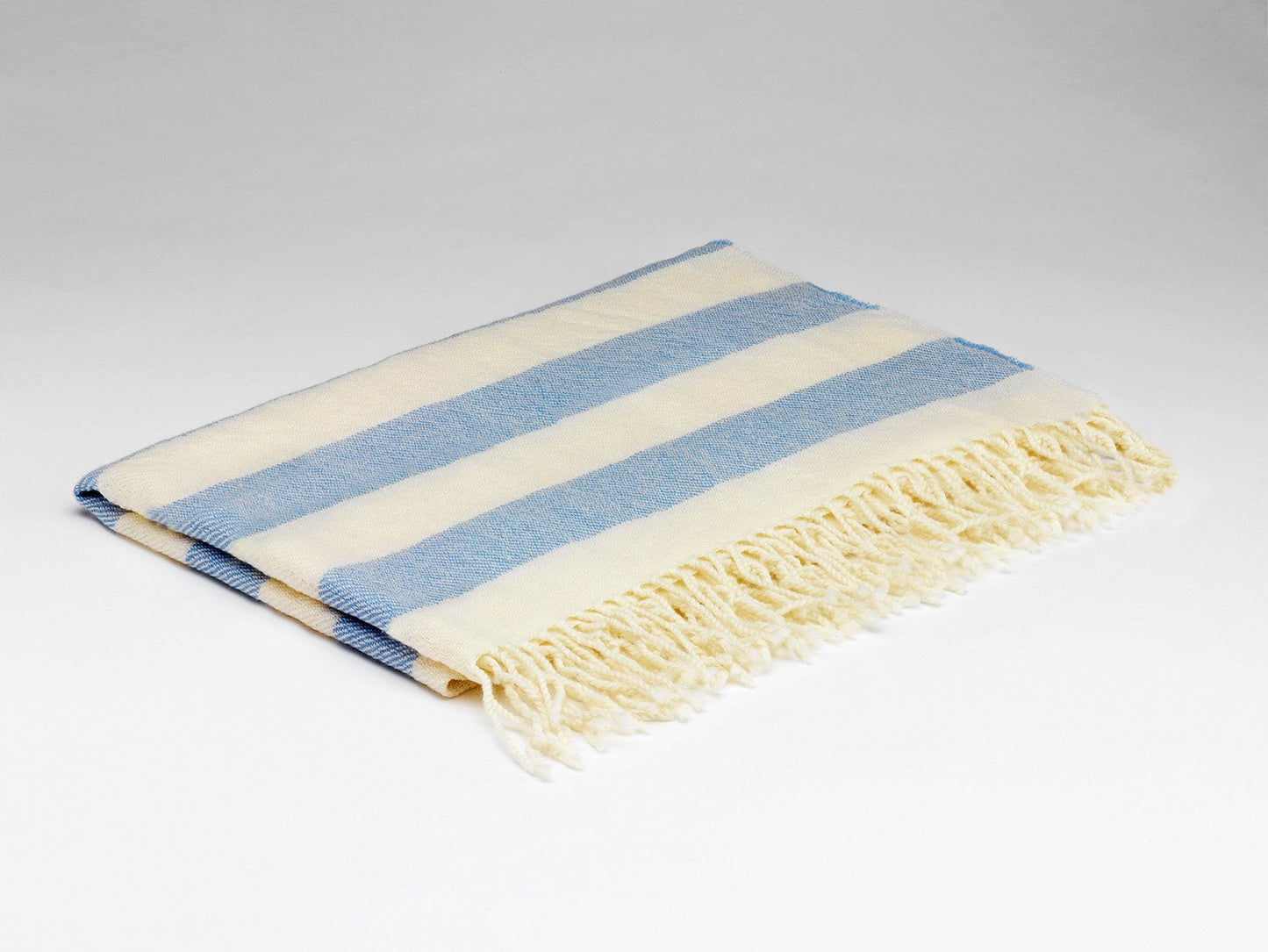 Whispering Blue Merino Baby Blankie 100x75 cm