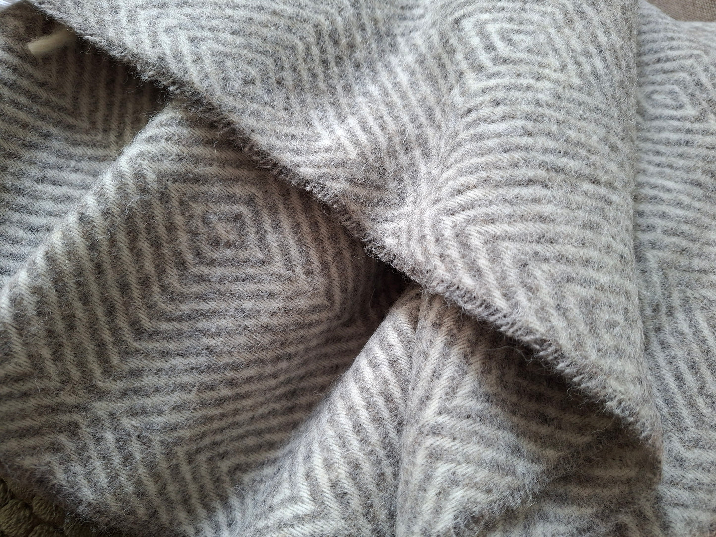 Fanø Wol Blankie Lichtgrijs 140 x 240cm