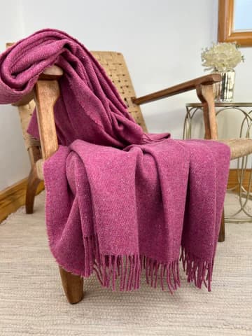 Forever Rose Gerecyclede Merino Blankie 200x145 cm