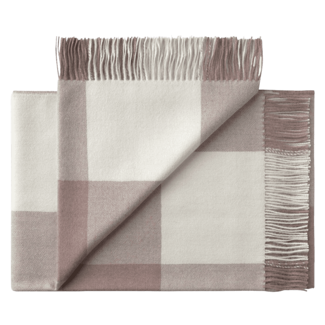Santa Fe Baby Alpaca Blankie White Rose 130x200 cm