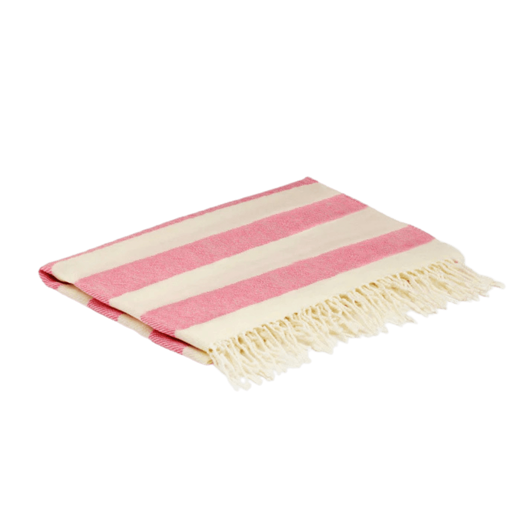 Whispering Pink Merino Baby Blankie 100x75 cm