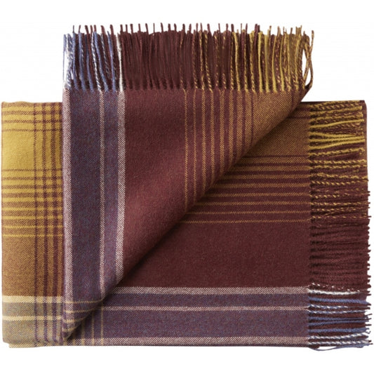 Bogota Baby Alpaca Blankie Vintage Bordeaux 130x200 cm