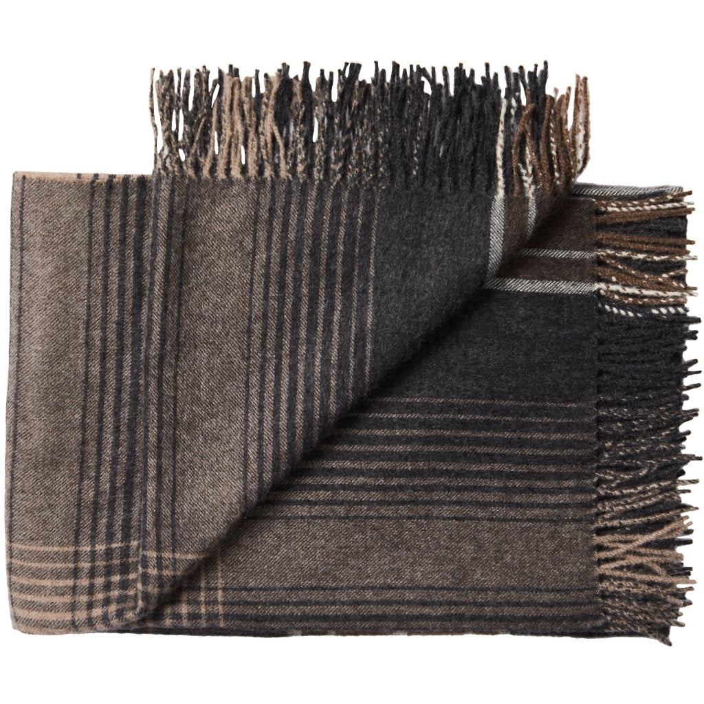 Bogota Baby Alpaca Blankie Donkergrijs 130x200 cm
