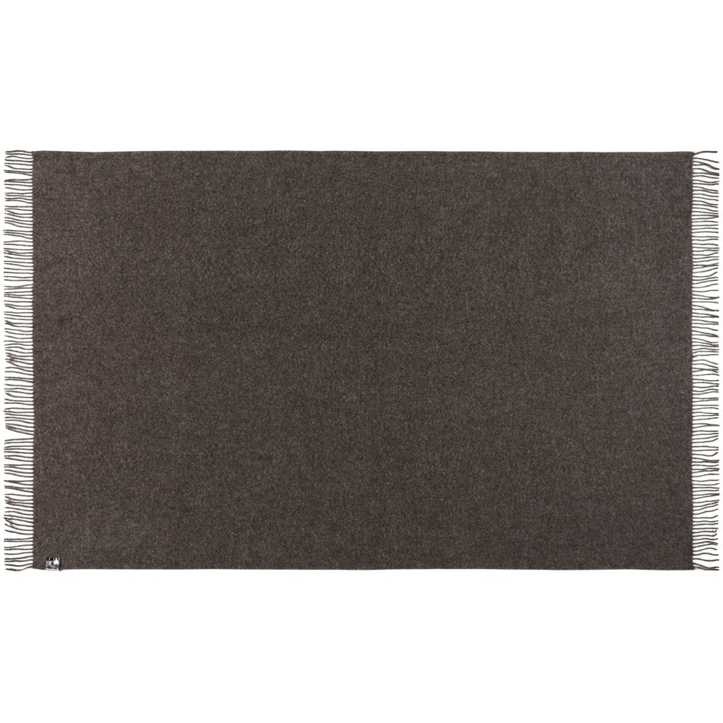 Oxford Alpaca Wol Blankie Donkergrijs 140x240 cm