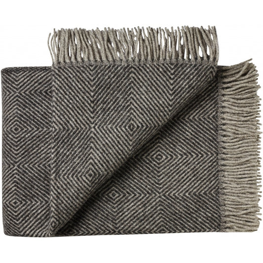 Fanø Wol Blankie Donkergrijs 140 x 240cm