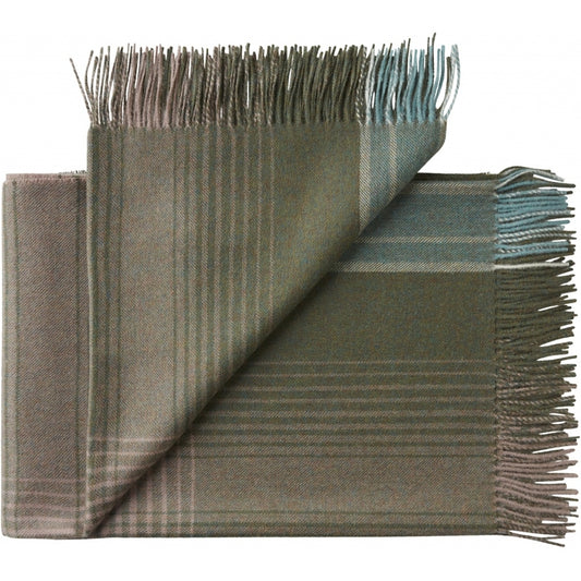 Bogota Baby Alpaca Blankie Green Moss Rose 130x200 cm