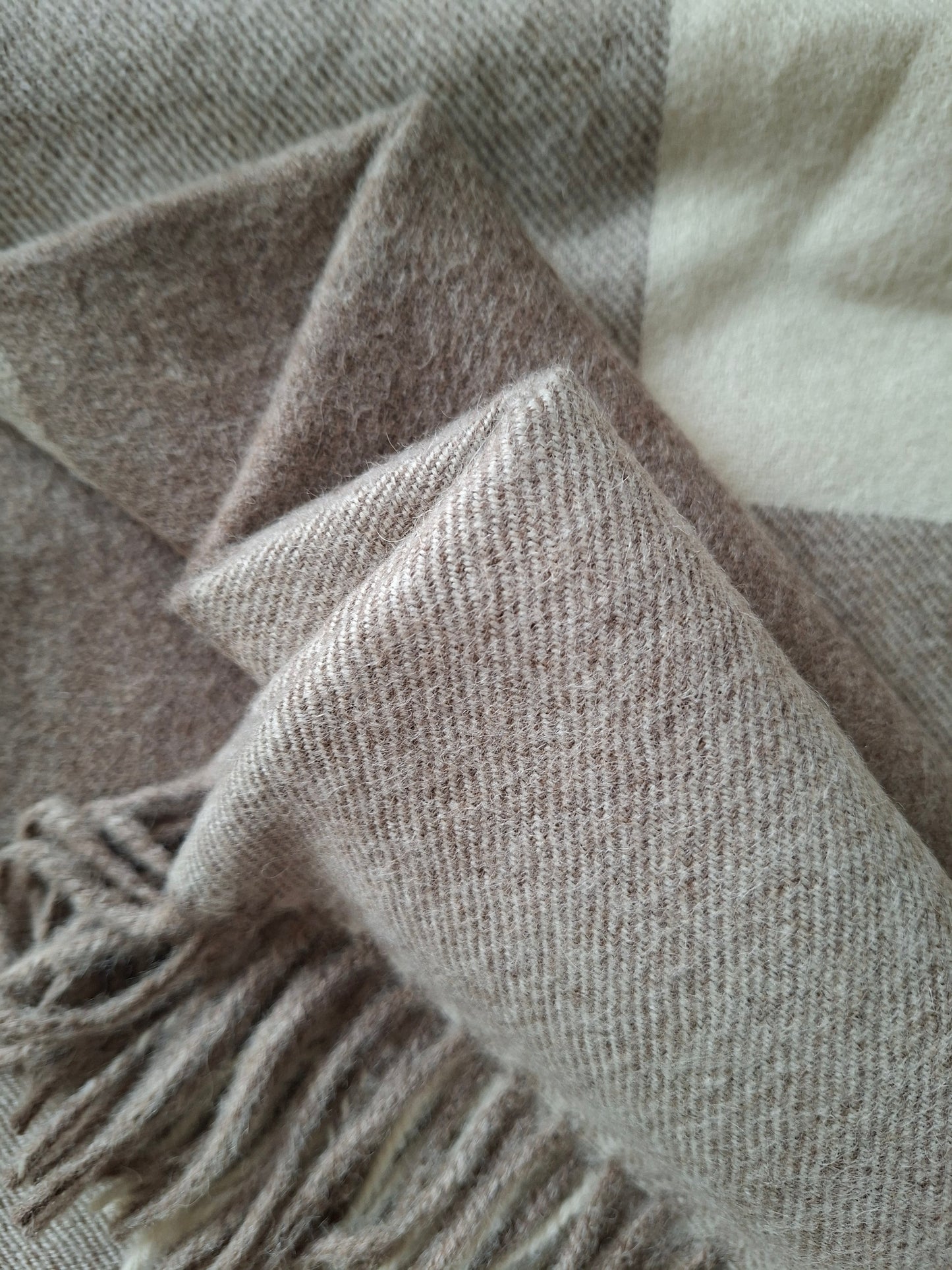 Santa Fe Baby Alpaca Blankie Walnootbruin 130x200 cm